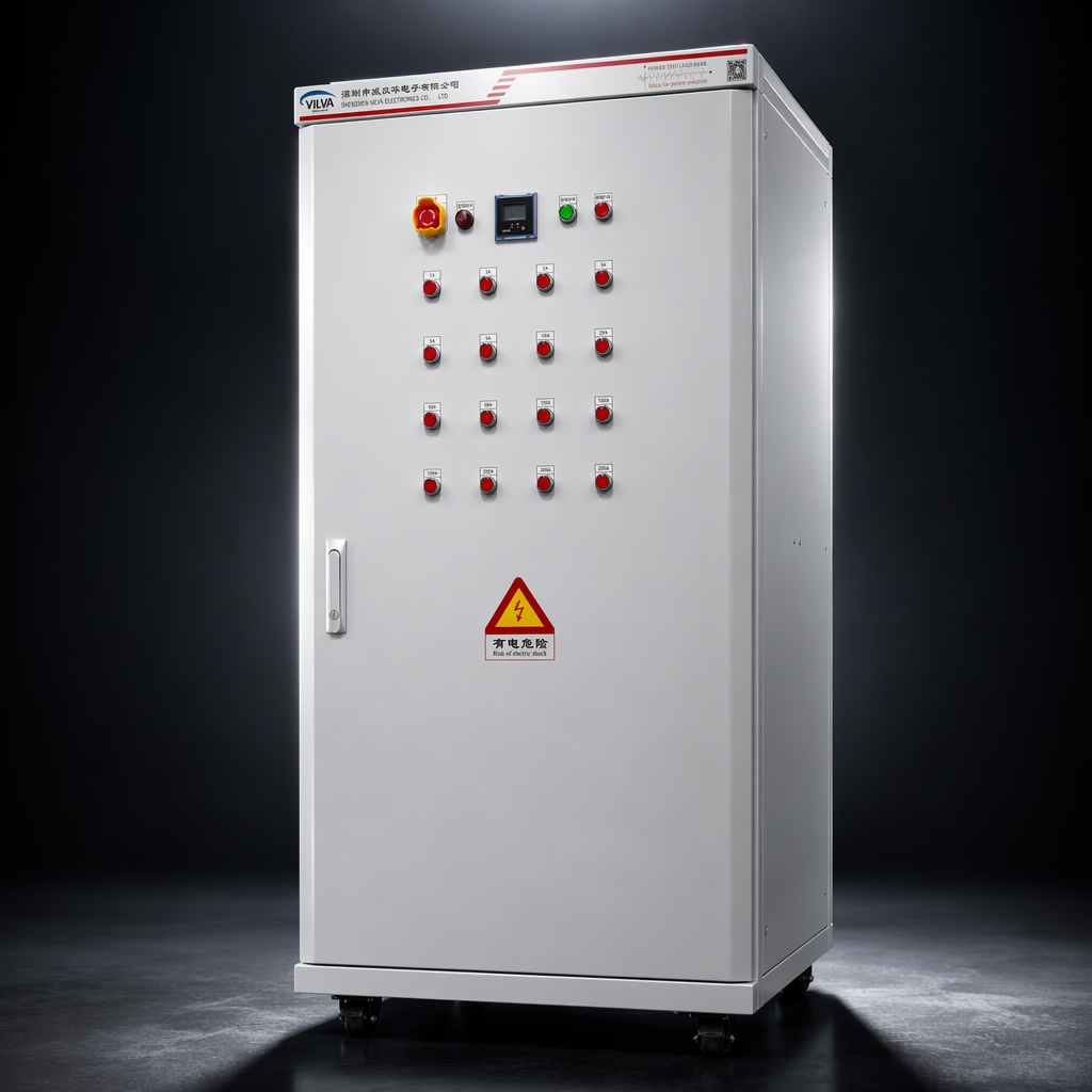 VILVA 1300A DC Resistive Load Bank for High Current Battery Discharge Test